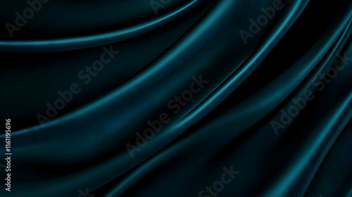 Wallpaper Mural Teal Silk Drape Abstract Background Torontodigital.ca