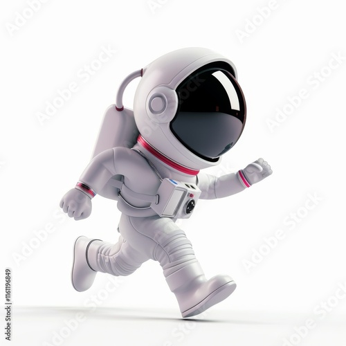 Wallpaper Mural A astronaut 3D cartoon, clipart Torontodigital.ca