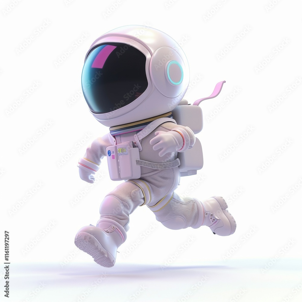A astronaut 3D cartoon, clipart A astronaut 3D cartoon, clipart