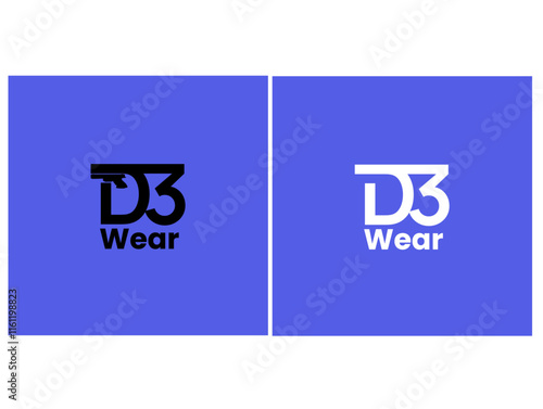 D3 WEAR LOGO AI FILE