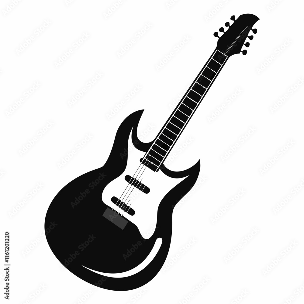 Fototapeta premium acoustic guitar isolated on white