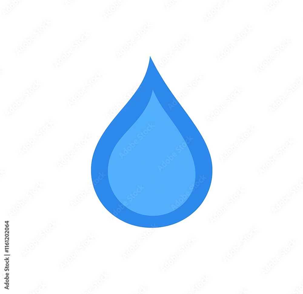 A blue paint splatter icon on a white background, songkran background A blue paint splatter icon on a white background, songkran background