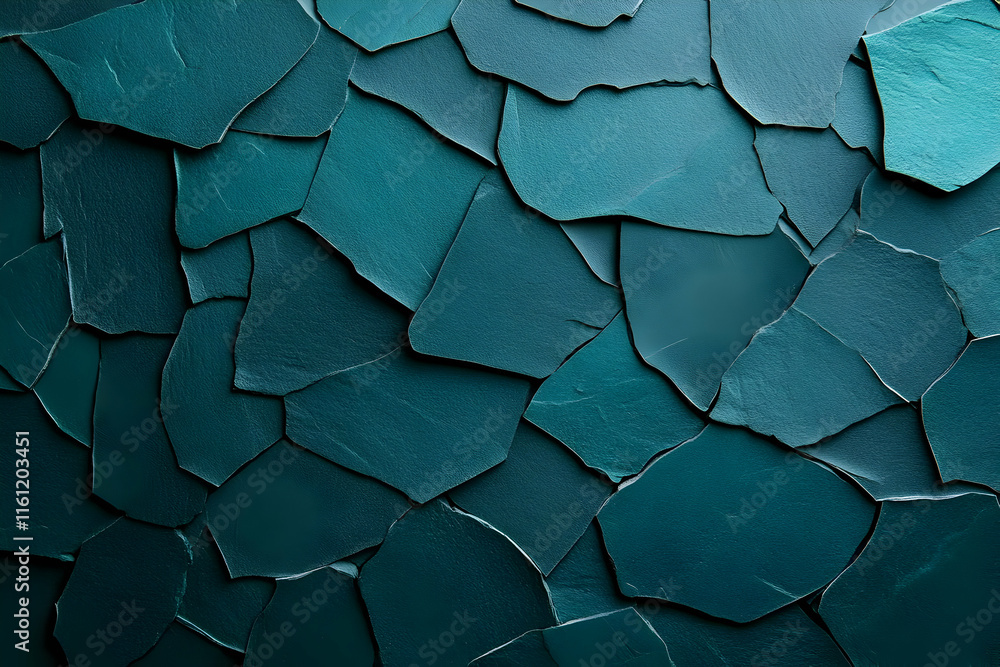 Teal Cracked Abstract Background Illustration Teal Cracked Abstract Background Illustration