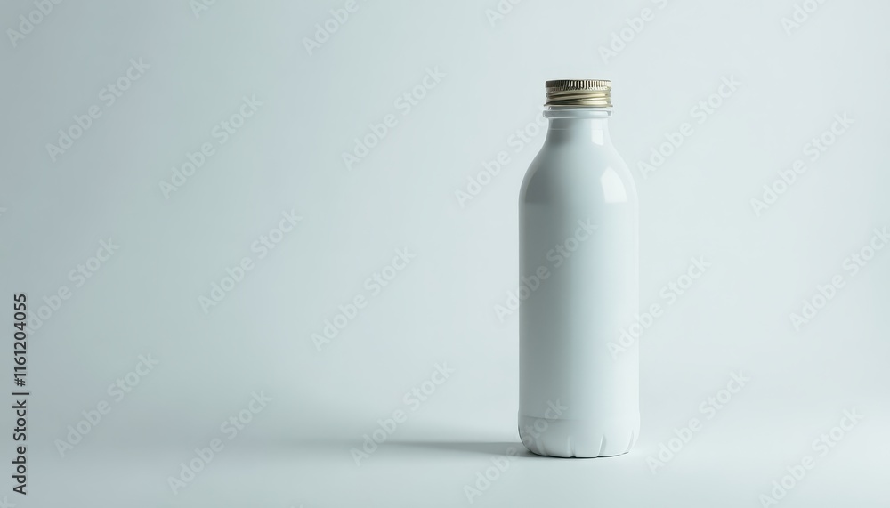 Slim Bottle Mockup with copy space. Slim Bottle Mockup with copy space.