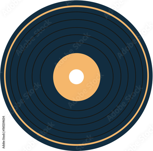 Music Vinyl Record Vector Illustration