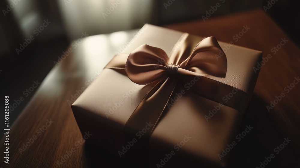 A Beautifully Wrapped Gift Box A Beautifully Wrapped Gift Box