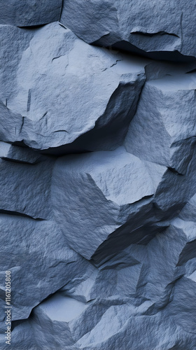 Wallpaper Mural Abstract 3D Blue Rock Texture Background Torontodigital.ca
