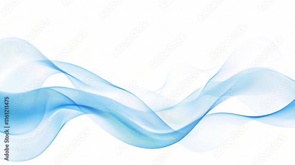 Abstract Blue Waves: A serene and captivating abstract background featuring flowing, translucent blue waves, evoking a sense of movement, fluidity, and tranquility. Abstract Blue Waves: A serene and captivating abstract background featuring flowing, translucent blue waves, evoking a sense of movement, fluidity, and tranquility.