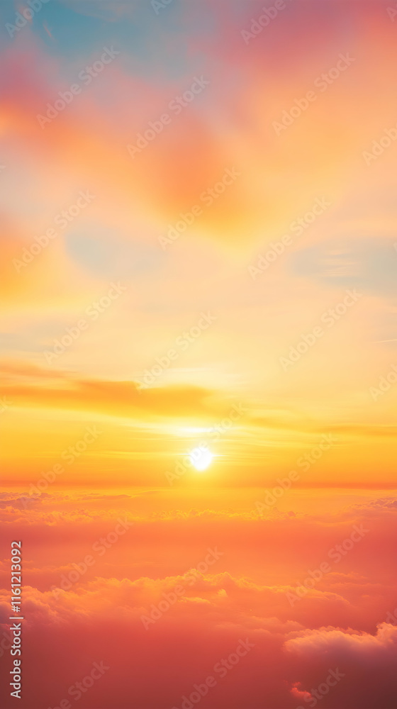 Fototapeta premium Sunset Sky Cloudscape Background Image