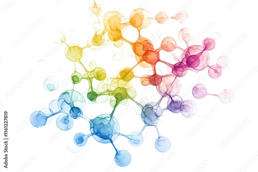 Colorful bubbles suspended in mid-air Colorful bubbles suspended in mid-air