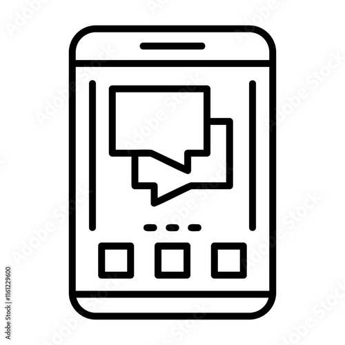 Chat Solid Icon Style