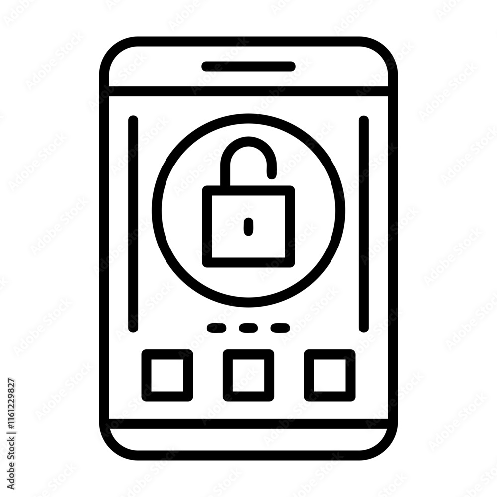 Unlock Solid Icon Style Unlock Solid Icon Style