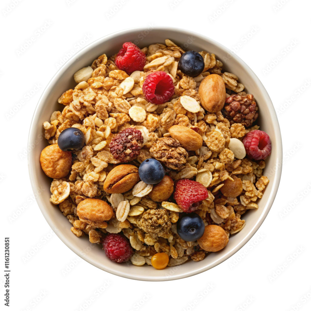 granola muesli with berries and nuts granola muesli with berries and nuts