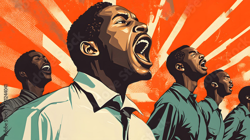 Wallpaper Mural Happy martin luther king day background ,Black history month celebration of diversity and African culture pride as a multi cultural celebration.

 Torontodigital.ca