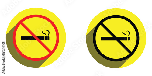 Free Download No smoking vector sign. No smoking design. Forbidden sign, no smoking area. - GFXLoad