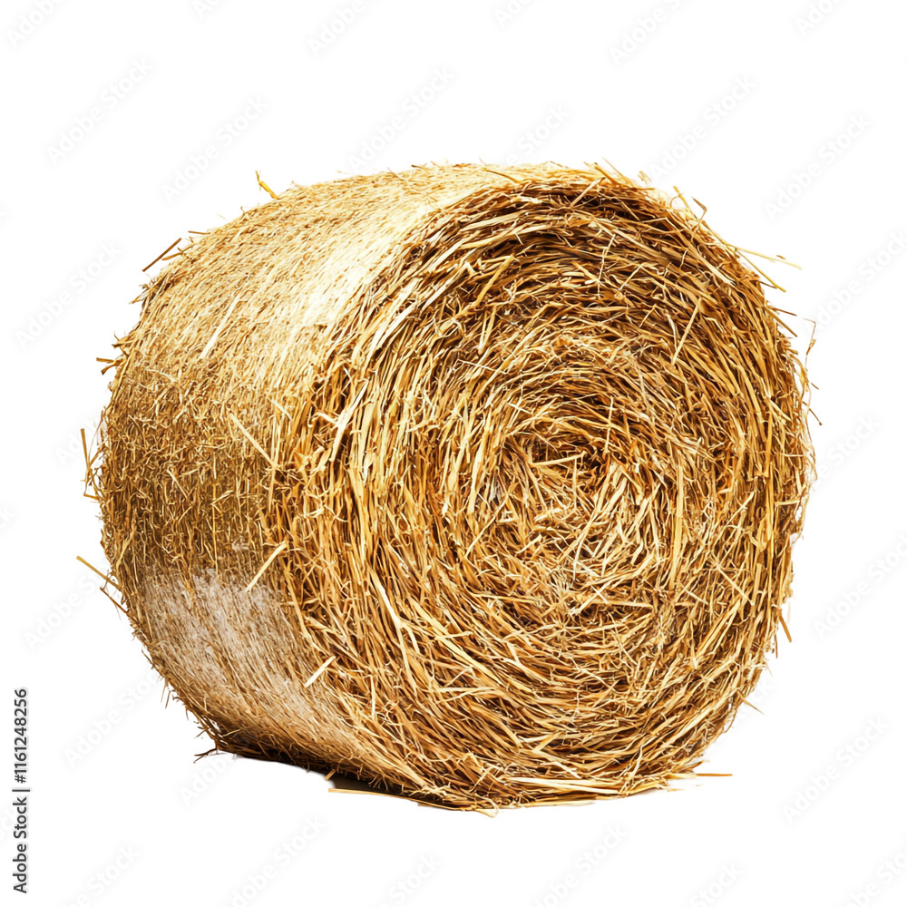 Golden Hay Bale: Rural Charm and Agricultural Abundance Golden Hay Bale: Rural Charm and Agricultural Abundance