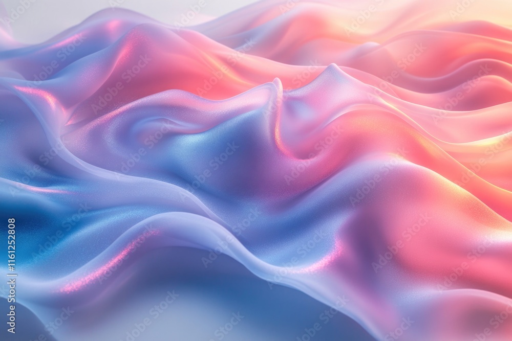 Close-up shot of a pink and blue fabric with intricate patterns Close-up shot of a pink and blue fabric with intricate patterns