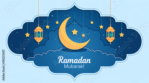 ramadan mubarak celebration poster photo