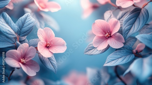 Wallpaper Mural Close-up view of a bunch of pink flowers, ideal for use in floral designs or as a decorative element Torontodigital.ca