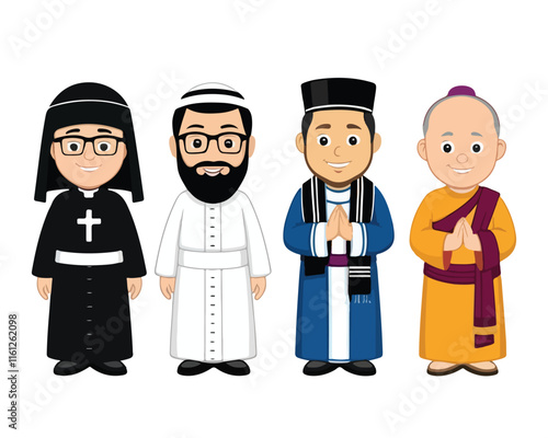 religion men vector