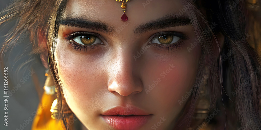 Obraz premium portrait of a woman, ai generated.