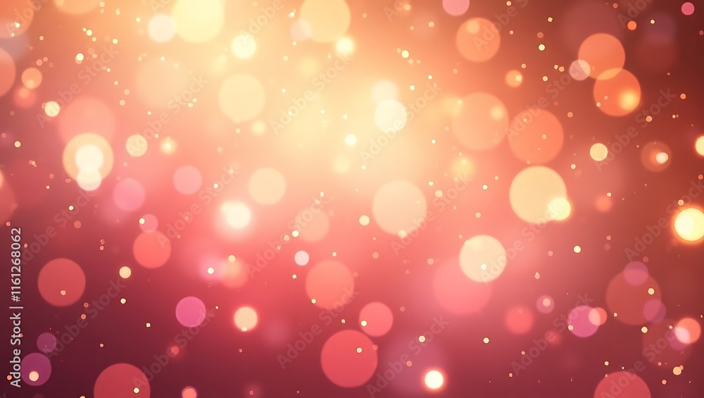 Abstract orange bokeh background. Generative Ai. Abstract orange bokeh background. Generative Ai.