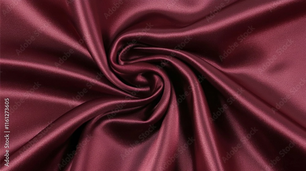 Fototapeta premium Black dark deep red burgundy cherry maroon crimson abstract background. Silk satin velvet fabric. Elegant luxury rich. Curtain drapery fold line wave flow. Romance Valentine Birthday Christmas. 