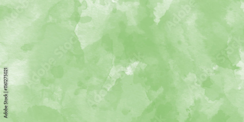 Green watercolor background for textures backgrounds,green watercolor painting soft textured, Turquoise color handmade green vector watercolor texture,Abstract watercolor hand painted background,