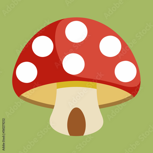 mushrooms on a white background