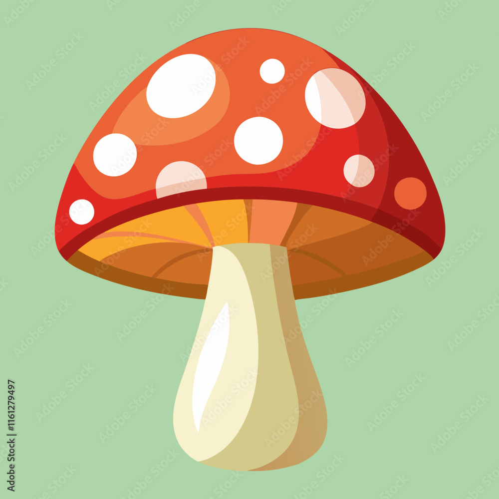 mushrooms on a white background mushrooms on a white background