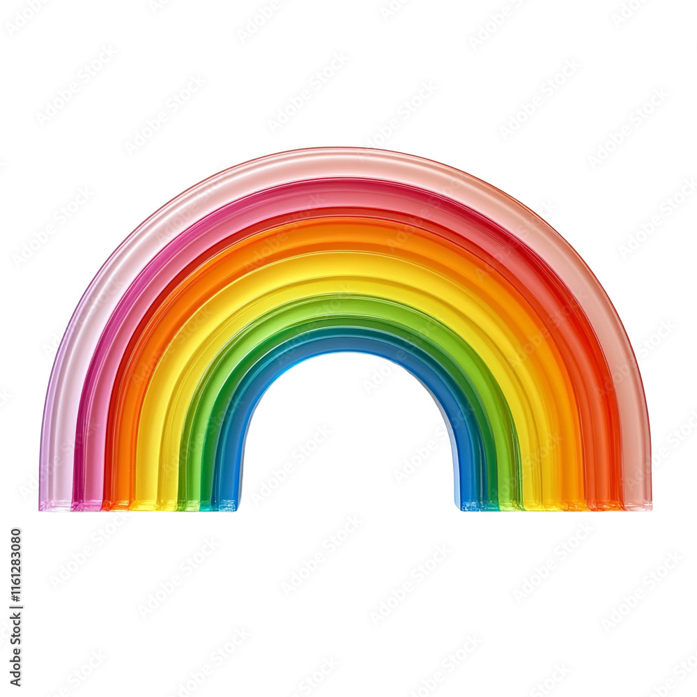 Vibrant Rainbow Arc: A Colorful Spectrum Display Vibrant Rainbow Arc: A Colorful Spectrum Display
