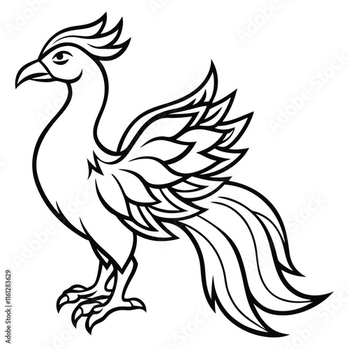 Fenix bird illustration