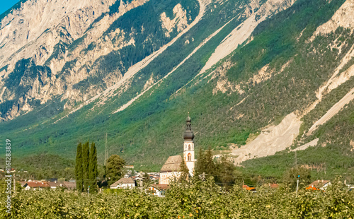 Alpine summer view at Haiming, Imst, Tyrol, Austria photo