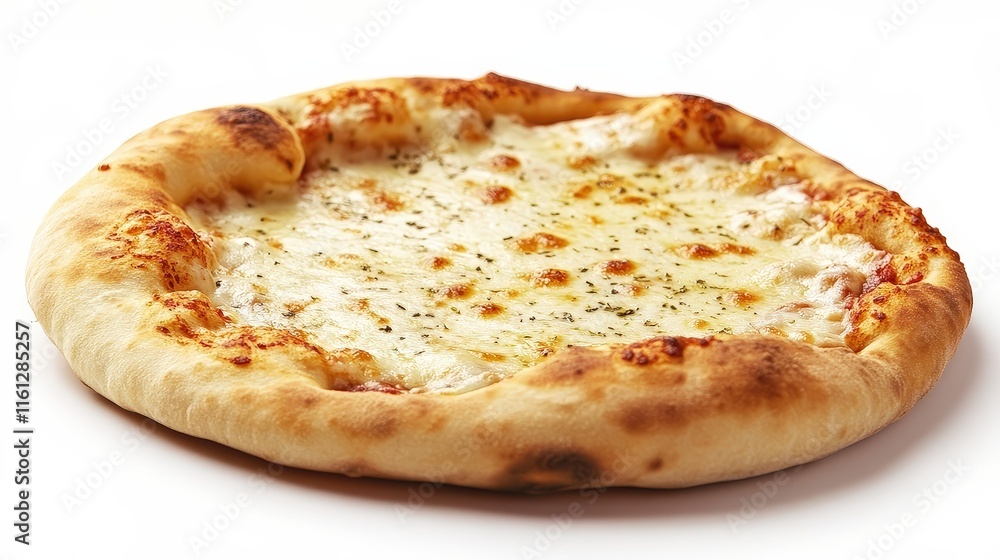 A delicious pepperoni pizza with melted cheese and a golden-brown crust, featuring evenly spaced pepperoni slices, is shown on a white background. The simplicity and appetizing look make it appealing. A delicious pepperoni pizza with melted cheese and a golden-brown crust, featuring evenly spaced pepperoni slices, is shown on a white background. The simplicity and appetizing look make it appealing.