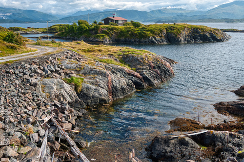 Obraz na płótnie Hustadvika is a municipality in More og Romsdal county, Norway. It is located in the traditional districts of Nordmore and Romsdal. w salonie