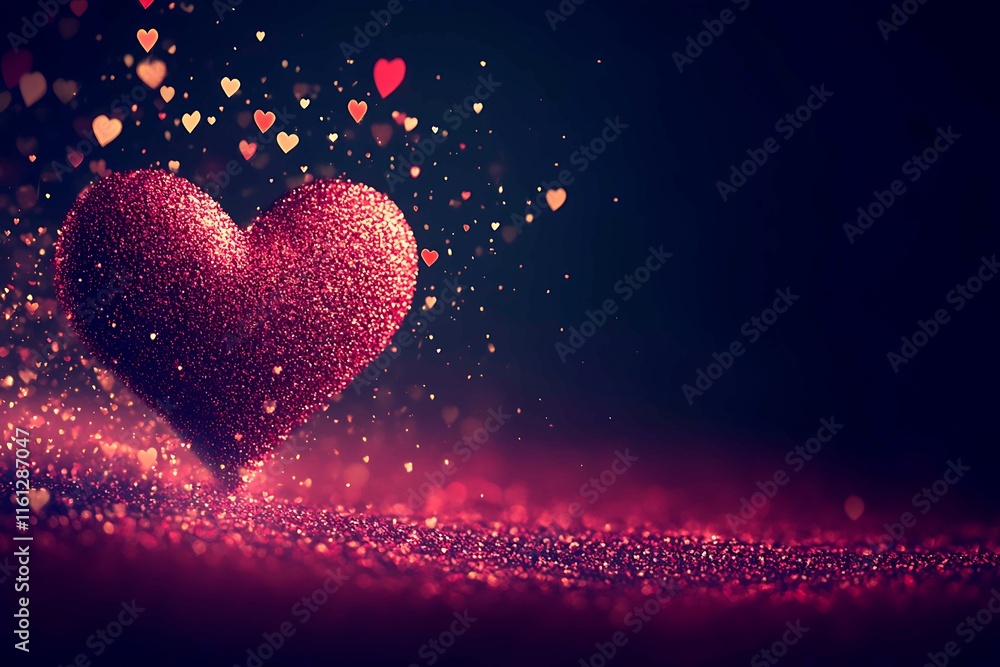 An abstract Valentine's Day background filled with swirling hearts in vibrant reds and pinks, evoking love and romance in a dreamy design. An abstract Valentine's Day background filled with swirling hearts in vibrant reds and pinks, evoking love and romance in a dreamy design.