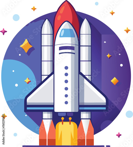 space shuttle vector