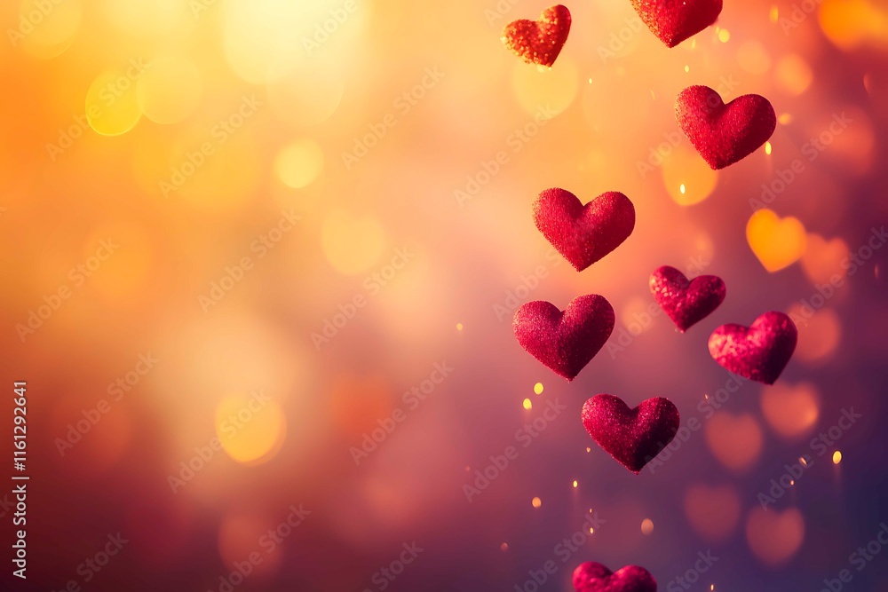 An abstract Valentine's Day background filled with swirling hearts in vibrant reds and pinks, evoking love and romance in a dreamy design. An abstract Valentine's Day background filled with swirling hearts in vibrant reds and pinks, evoking love and romance in a dreamy design.