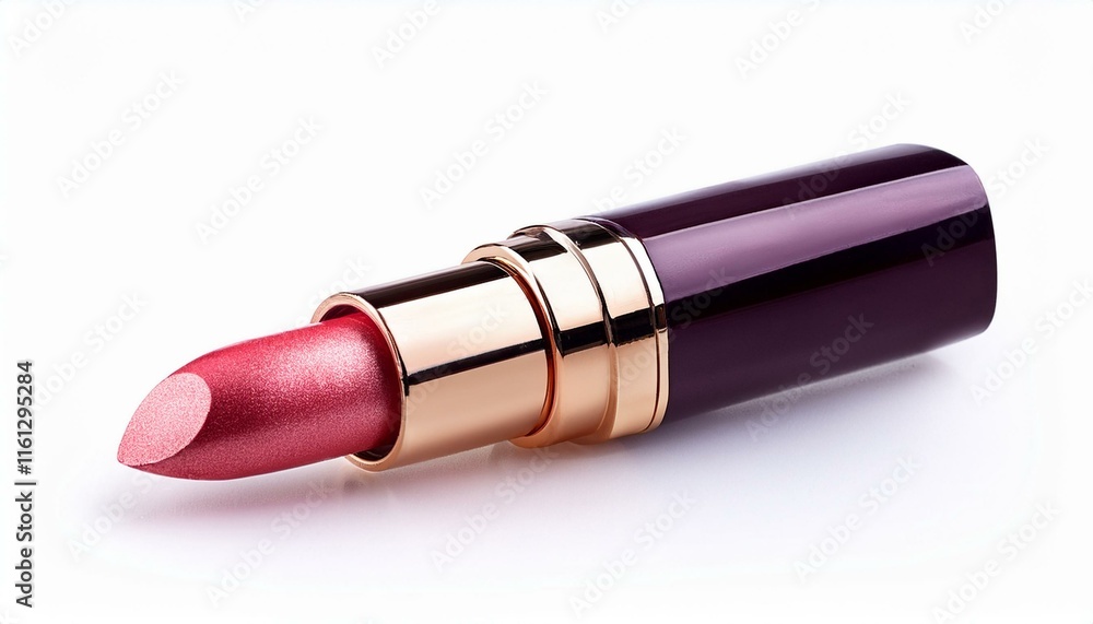 Lipstick tube isolated on a white background