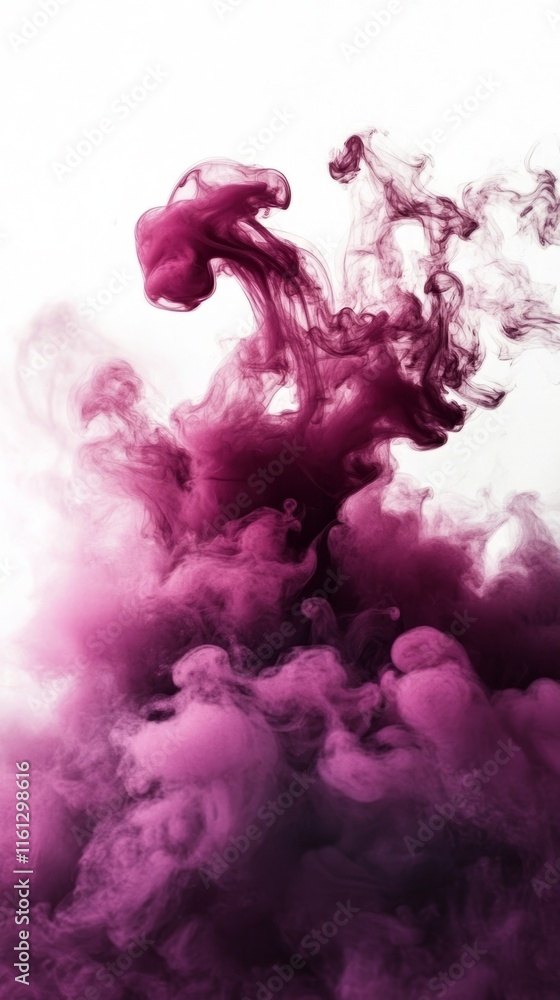 Fototapeta premium Black, dark, purple, red, Burgundy, magenta, maroon, plum, watercolor, water. Messy Smearing stains stains dirty fumes. Fantasize about dramatic storms in the night sky with clouds.