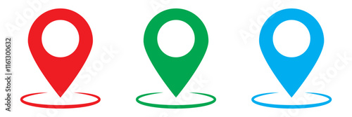 Location icon. Map pin icon