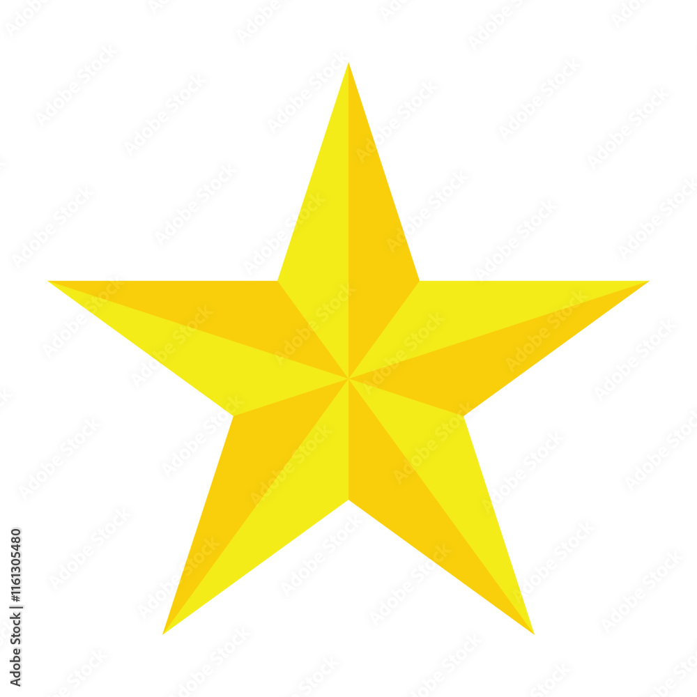 Obraz premium Star collection. Star isolated on white background.