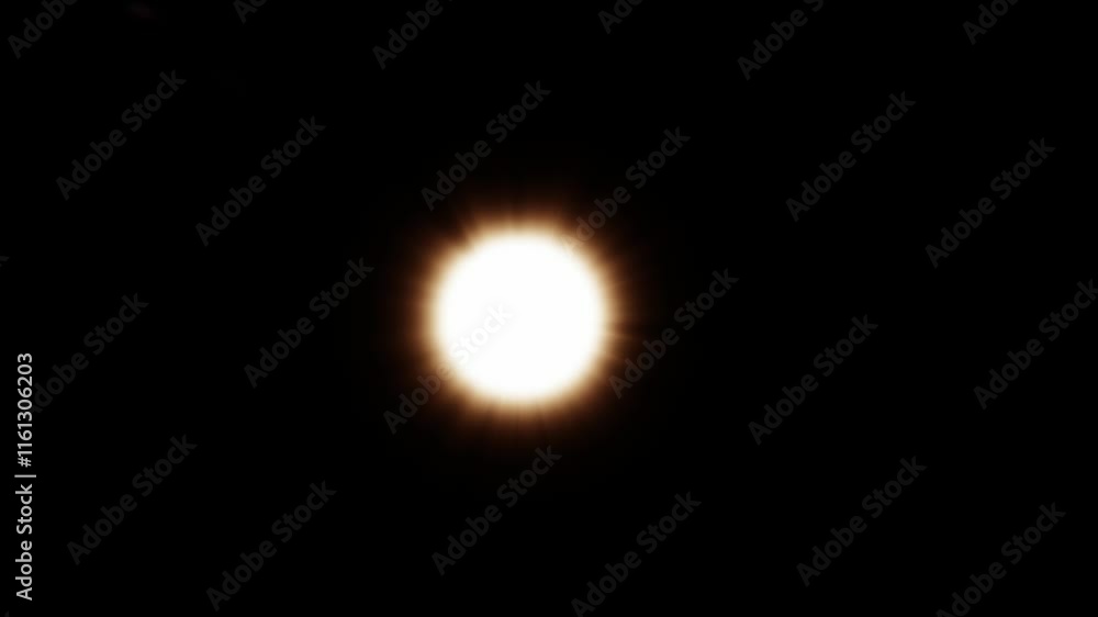 Big Sun Flare on Dark background Big Sun Flare on Dark background