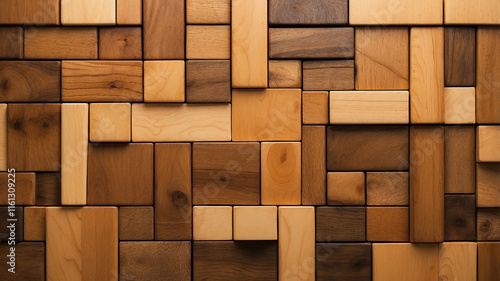 Wooden parquet wall texture background. Close-up of wood texture. Abstract wood pattern background. AI-Generated