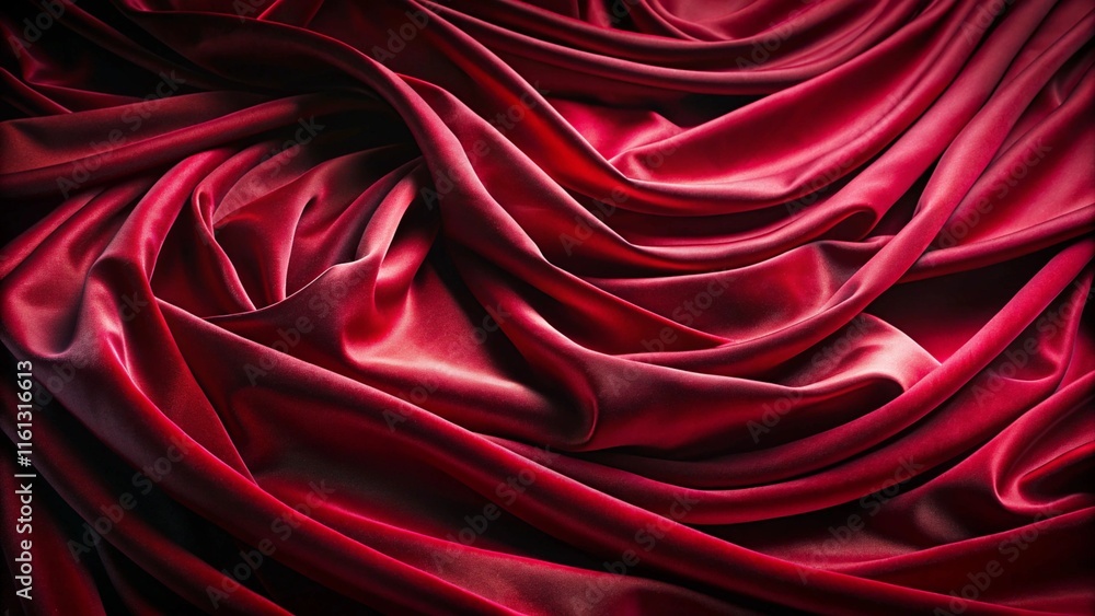 Obraz premium Red velvet as abstract background.