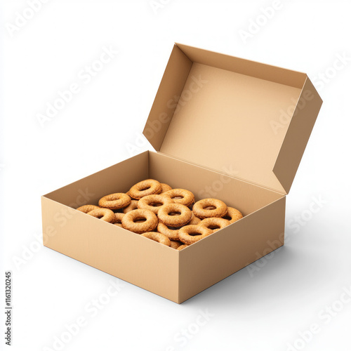 Cereal Box Isolated