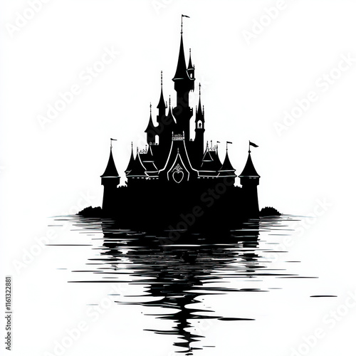 Fairytale Castle Silhouette...