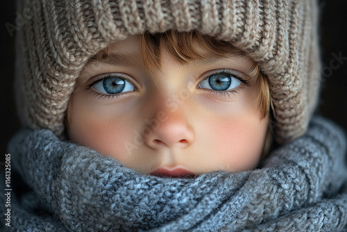 Boy In Winter Clothes