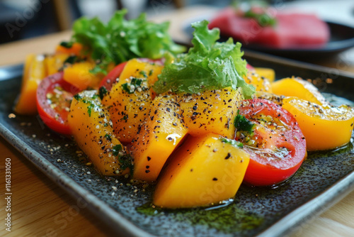 Tomato And Watermelon Salad