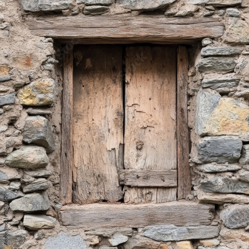 Wood Window Frame Isolated